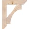 Ekena Millwork Westlake Slat Smooth Bracket w/ Offset Brace, Douglas Fir, 7 1/2"W x 32"D x 38"H BKT0806X32X38WTL06SDF - alternate 3